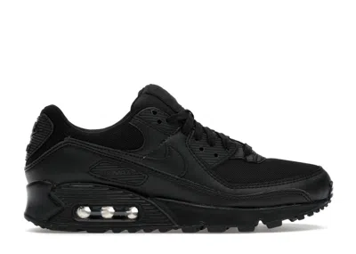 Pre-owned Nike Air Max 90 Triple (women's) Sneakers In Black