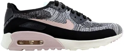 Pre-owned Nike Air Max 90 Ultra 2.0 Flyknit (women's) Sneakers In Midnight Fog/silt Red/sail