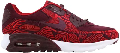 Pre-owned Nike Air Max 90 Ultra Lotc Qs Shanghai (women's) Sneakers In Night Maroon/gym Red