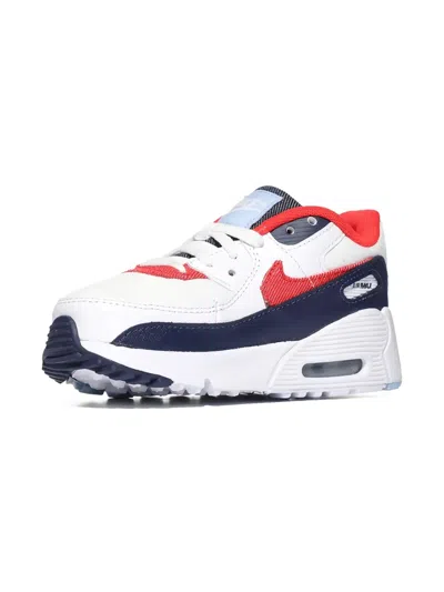 Nike Kids' Air Max 90 "usa Denim" Sneakers In White