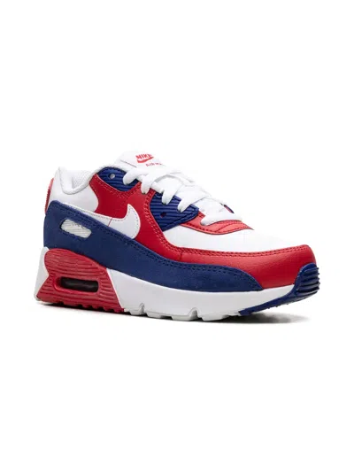 Nike Kids' Air Max 90 "usa" Sneakers In White