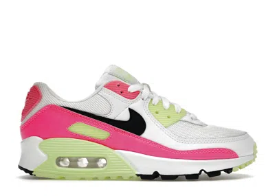 Pre-owned Nike Air Max 90 Watermelon (women's) Sneakers In White/black/pink Blast