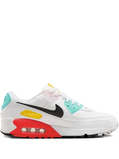 Nike Air Max 90 "white/black/pink Foam/bright Crimson" Sneakers