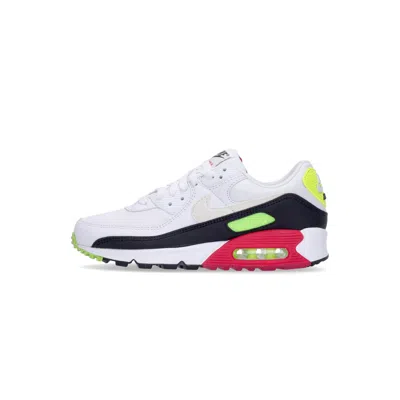Nike Air Max 90 White/black/volt/rush Pink Men's Low Shoe