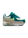 Nike Air Max 90 "white/bright Spruce/phantom" Sneakers In Green