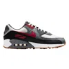 Nike Air Max 90 Sneaker In White/team Red/cool Grey