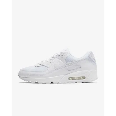 NIKE AIR MAX 90 WHITE/WHITE-WHITE-WOLF GREY CN8490-100 MEN'S