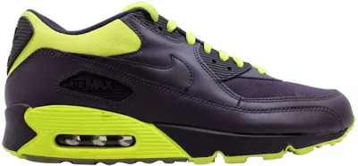 Pre-owned Nike Air Max 90 (women's) Sneakers In Abyss/volt