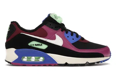 Pre-owned Nike Air Max 90 (women's) Sneakers In Cactus Flower/black/dark Beetroot In Multi