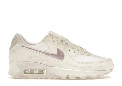 Pre-owned Nike Air Max 90 (women's) Sneakers In Sail/phantom/pink Oxford
