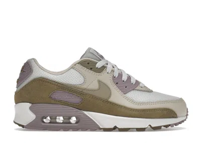 Pre-owned Nike Air Max 90 (women's) Sneakers In Sail/tan/pink