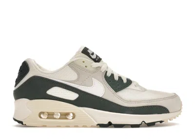 Pre-owned Nike Air Max 90 (women's) Sneakers In Sail/vintage Green/coconut Milk In Multi
