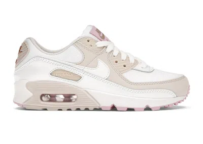 Pre-owned Nike Air Max 90 (women's) Sneakers In Summit White/metallic Red Bronze/light Orewood Brown In Multi