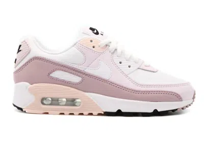 Pre-owned Nike Air Max 90 (women's) Sneakers In White/champagne/light Violet
