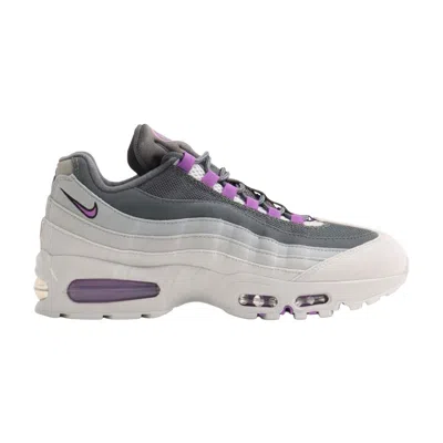 Pre-owned Nike Air Max 95 'big Bubble - Photo Dust Bright Violet' | Grey | Men's Size 13 In Gray