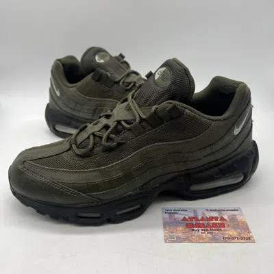Pre-owned Nike Air Max 95 Cargo Khaki Reflective Shoes In Green