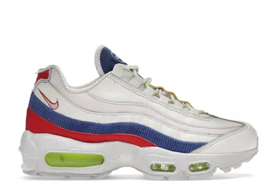 Pre-owned Nike Air Max 95 Corduroy Panache (women's) Sneakers In Sail/racer Blue/arctic Pink In Multi