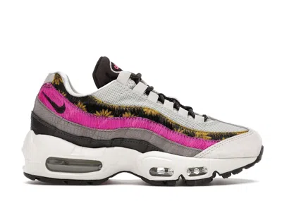 Pre-owned Nike Air Max 95 Daisy Chain (women's) Sneakers In Light Bone/white/velvet Brown