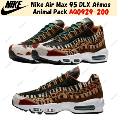Pre-owned Nike Air Max 95 Dlx Atmos Animal Pack Aq0929-200 Men's Size In Multicolor