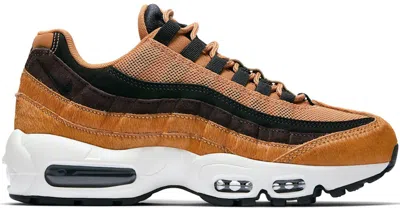Pre-owned Nike Air Max 95 Embossed Fur (women's) Sneakers In Cider/black/tar In Multi