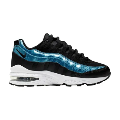 Pre-owned Nike Air Max 95 Ep Gs 'black Light Current Blue' | Kid's Size 5