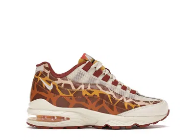 Pre-owned Nike Air Max 95 Giraffe Sneakers In Light Cream/russet/rugged Orange