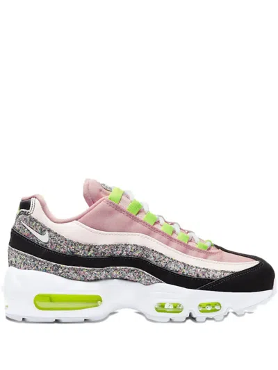 Nike Air Max 95 Glitter Sneakers In Pink