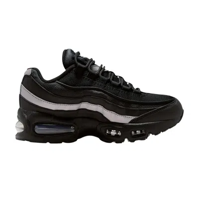 Pre-owned Nike Air Max 95 Gs 'black Metallic Silver' | Kid's Size 7