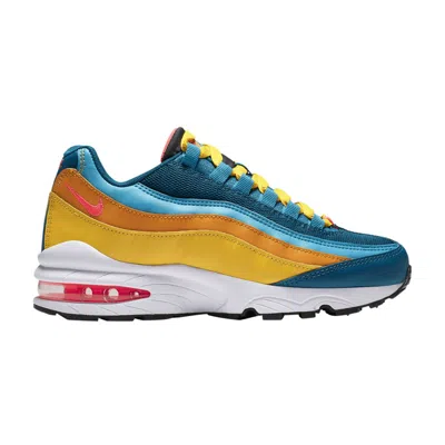 Pre-owned Nike Air Max 95 Gs 'flash Crimson Lagoon' | Multi-color | Kid's Size 4.5