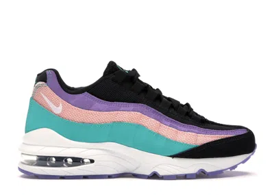 Pre-owned Nike Air Max 95 Have A  Day Sneakers In Black/white/hyper Jade