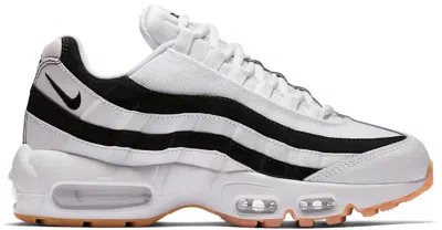 Pre-owned Nike Air Max 95 Juventus (2018) (women's) Sneakers In White/black/gum Light Brown In Multi