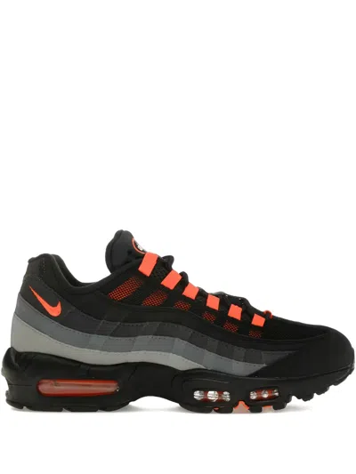 Nike Air Max 95 Hyper Crimson Sneakers In Black
