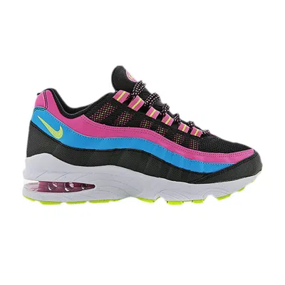 Pre-owned Nike Air Max 95 Le Gs 'black Volt Ice Red Violet' | Kid's Size 4