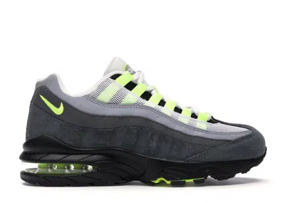 Pre-owned Nike Air Max 95 Neon (2012) Sneakers In White/neon Yellow/black