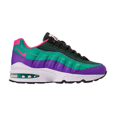 Pre-owned Nike Air Max 95 Now Gs 'green Cabana' | Multi-color | Kid's Size 5.5