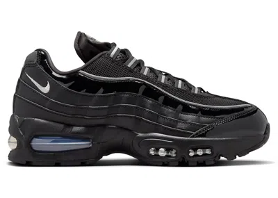 Pre-owned Nike Air Max 95 Og Big Bubble Patent (women's) Sneakers In Black/reflect Silver/white In Multi