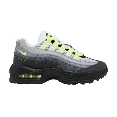 Pre-owned Nike Air Max 95 Og Ps 'neon' 2020 | Grey | Kid's Size 12.5 In Gray