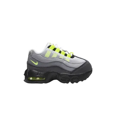 Pre-owned Nike Air Max 95 Og Td 'neon' 2020 | Grey | Infant Size 9 In Gray
