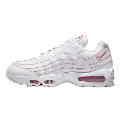 NIKE AIR MAX 95 OG WHITE / WHITE - UNIVERSITY RED IB7936-100 MEN'S