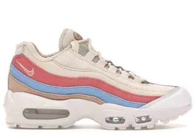 Pre-owned Nike Air Max 95 Plant Collection (women's) Sneakers In Beige/coral/blue