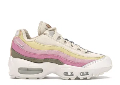 Pre-owned Nike Air Max 95 Plant Collection (women's) Sneakers In Beige/tan/pink