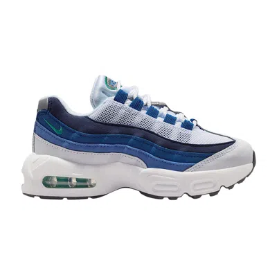 Pre-owned Nike Air Max 95 Premium Ps 'slate' | Blue | Kid's Size 2