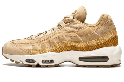 Nike Air Max 95 Premium Se "vachetta Tan" 924478 201 Men's Fashion Sneakers In White