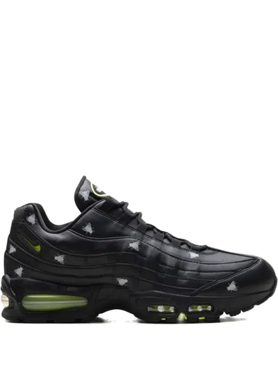 Nike Air Max 95 Black With Neon Yellow Accents In Multi