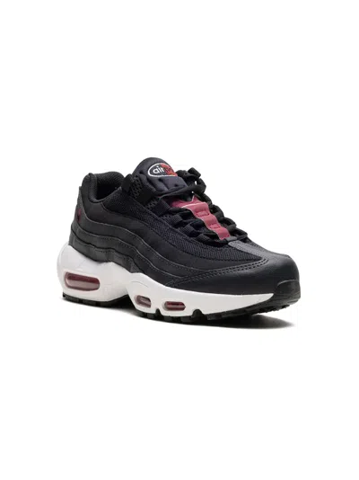 Nike Kids' Air Max 95 Recraft "anthracite Team Red" Sneakers In Black