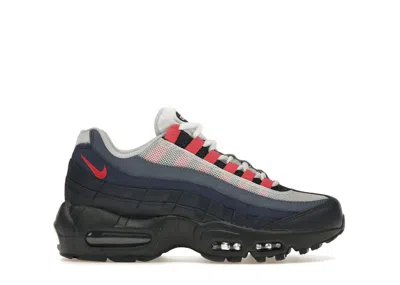 Pre-owned Nike Air Max 95 Recraft Dark Track Red Sneakers In Dark Obsidian/midnight Navy Blue