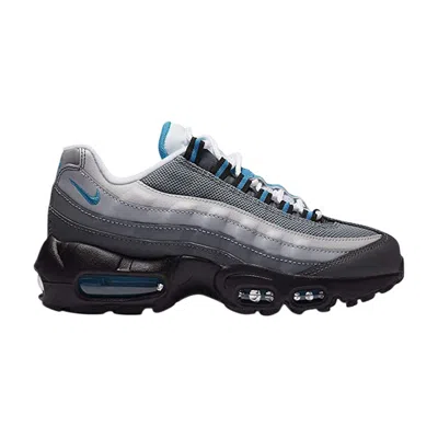 Pre-owned Nike Air Max 95 Recraft Gs 'grey Laser Blue' | Kid's Size 5 In Gray