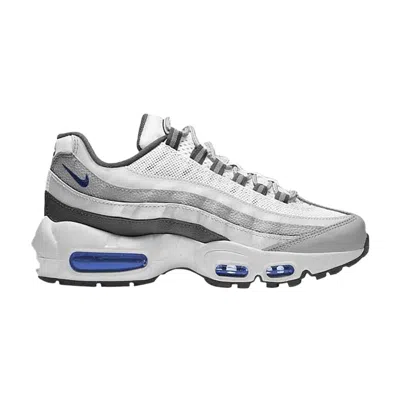 Pre-owned Nike Air Max 95 Recraft Gs 'white Game Royal' | Kid's Size 6.5