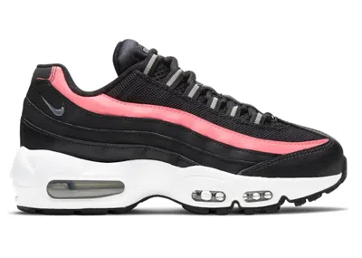 Pre-owned Nike Air Max 95 Recraft Sneakers In Black/silver/sunset Pulse