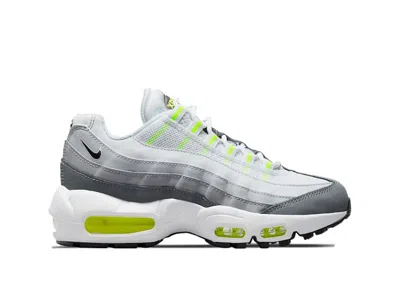 Pre-owned Nike Air Max 95 Recraft Sneakers In White/grey/volt In Multi